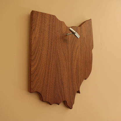Walnut European State Mount Plaque