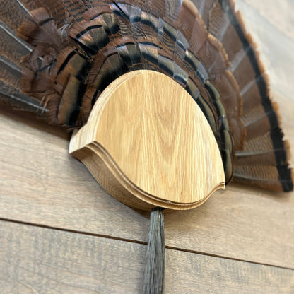 Round Turkey Plaque Half