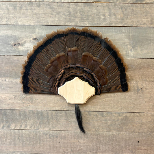 Curved Turkey Plaque Half