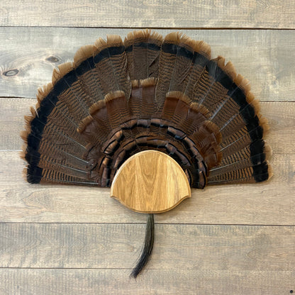 Round Turkey Plaque Half