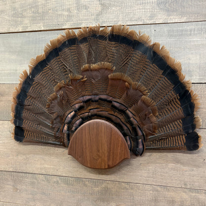 Round Turkey Plaque Half