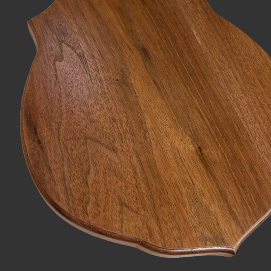 Curved Walnut Antler Panel