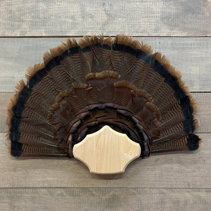 Curved Turkey Plaque Half